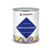 Гидроизоляция Ecoroom Hydroneed S, 1 кг, гибридная универсальная, банка